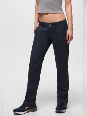 Prana Halle pant gray womens 4 stretch Zion roll up hiking low rise gorpcore